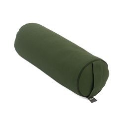 bodhi Yoga MINI BOLSTER ECO (Nackenrolle) Buchweizenschalen waldgrün