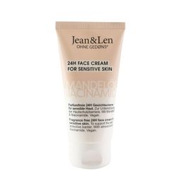 Jean & Len Parfumfreie Gesichtscreme Mandelöl & Niacinamide