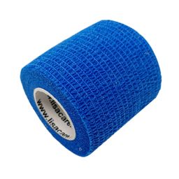 LisaCare selbstklebender Verband - Blau - 5cm x 4,5m