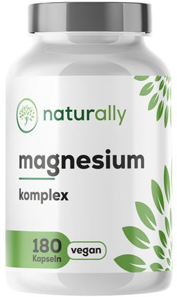 naturally Magnesium Komplex | 4-fach Komplex für optimale Aufnahme, hochdosiert
