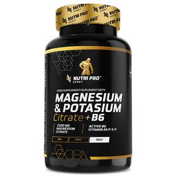 Nutri Pro Sport Magnesium- und Kaliumcitrat + B6