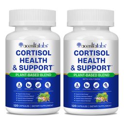 ALIVER Cortisol Support Unterstützung Komplex Ashwagandha Magnesium Kapseln