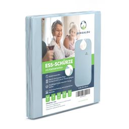 Sensalou Lätzchen Ess-Schürze Ess-Latz für Erwachsene Senioren - Klettverschluss