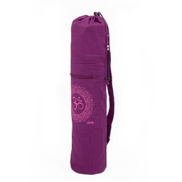 bodhi Shakti Toploader Bag "OM" lila, Baumwolle
