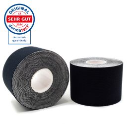 axion® Kinesiologie Tape SCHWARZ – 500 x 5 cm | MEDIZINPRODUKT
