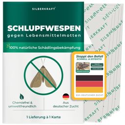 SILBERKRAFT Schlupfwespen gegen Lebensmittelmotten
