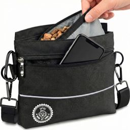 HUND IST KÖNIG® Leckerlietasche für Hunde mit Einhand-Magnet-Verschluss für Gassi & Hundetraining