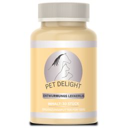 Pet Delight® Wurm Leckerlis | Futterzusatzmittel für Tiere
