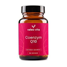 Valeo Vita® Coenzym Q10 – 200 mg Ubichinon & Kaneka Ubiquinol™ je Kapsel – 60 St für 2 Monate