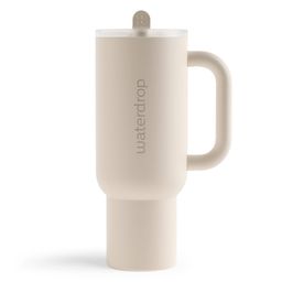 waterdrop® Explorer XL Edelstahl-Thermobecher – Cremeweiß