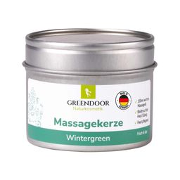 GREENDOOR Massagekerze  Wintergreen