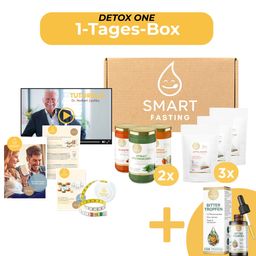 Smart Fasting®  1-Tages-Detox-Kur - DETOX ONE - vegan, natürlich - Fasten nach Buchinger