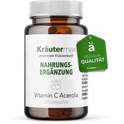 Kräutermax Vitamin C Acerola 593 mg Lutschtabletten - Kautabletten