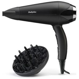 BaByliss Haartrockner D572DE Turbo Smooth 2200 schwarz/silber