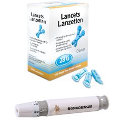 CodeFree Stechhilfe + 100 Blutlanzetten 28G