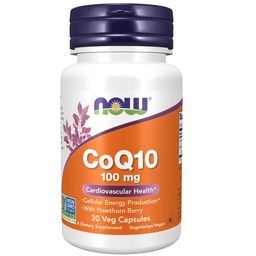 NOW FOODS CoQ10 100 mg mit Weißdornbeeren