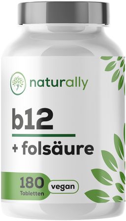naturally Vitamin B12 und Folsäure | hochdosiert