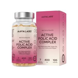 Aavalabs Folic Acid 400μg | Folsäure für Kinderwunsch & Schwangerschaft