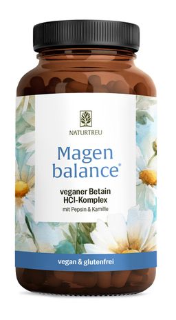 Enzym Betain HCI Komplex Verdauung Magensäure 120 vegane Kapseln Magenbalance NATURTREU®
