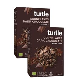 Turtle Schoko Cornflakes Dark glutenfrei Duo