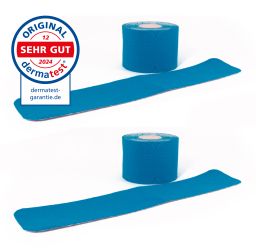 axion® Kinesiologie Tapes PRECUT blau – 20x á 25 x 5 cm Streifen