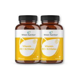 R(h)ein Nutrition Vitamin D3 + K2 Osteo 2.000 I.E. Vitamin D3 + 80 µg Vitamin K2