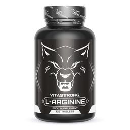 Vitastrong L-Arginin - 120 Tabletten, unterstützt sportliche Leistung und Muskelfunktion