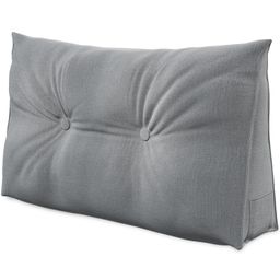 ELONEO Bett- und Rückenstützkissen mit praktisches Seitenfach & waschbarem Bezug