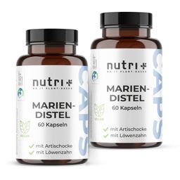 nutri+ Mariendistel Kapseln mit Artischocke + Löwenzahn
