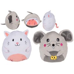 Out of the Blue Plüsch-Wendetier, Katze/Maus