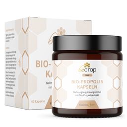 bedrop Bio Propolis Kapseln | Aus Bio Imkerei | 320mg reines Propolis pro Kapsel