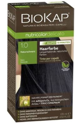 Biokap Naturkosmetik Haarfarbe Naturschwarz 1.0