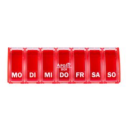 APOfit Wochendispenser 1 Dosierer Box rot