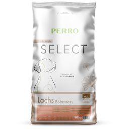 PERRO Select Grainfree Lachs + Gemüse - getreidefreies Trockenfutter Hund