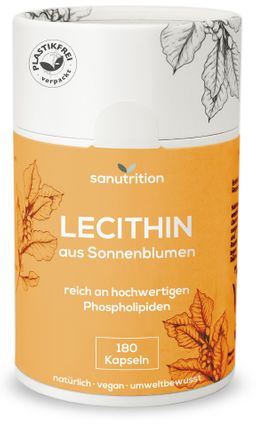 Sanutrition® - Lecithin aus Sonnenblumen 600 mg