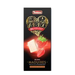 Torras Zero White&Strawberries Chocolate