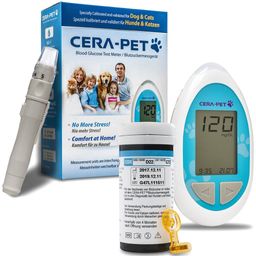 Cera-Pet Blutzuckermessgerät Set für Hunde und Katzen - Vorteilspack