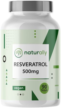 naturally Resveratrol | 500 mg reines Extrakt vom japanischen Staudenknöterich