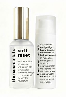 the source lab. Duo - Spray- und Cremeset bei Hautirritationen