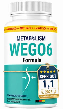 ORIGINAL Wego 6 Stoffwechsel Kapseln – Ergänzung für Ihr Abnehmziel