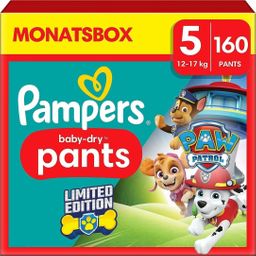 Pampers Baby-Dry Pants Paw Patrol Limited Edition Größe 5, 160 Windeln, 12kg - 17kg