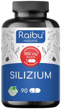 Silizium Kapseln, Organisches Silica Hochdosiert aus Bambusextrakt - RAIBU