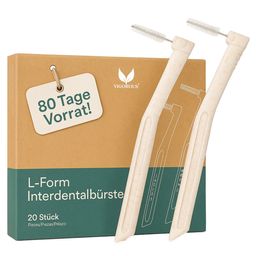 VIGOROUS® Interdentalbürsten L-Form ISO 2 (0,5 mm)