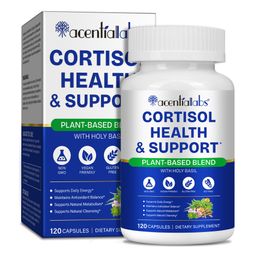ALIVER Cortisol Support Unterstützung Komplex Ashwagandha Magnesium Kapseln