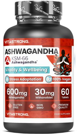 Vitastrong Ashwagandha KSM-66® - Vitalität und Mentales Wohlbefinden