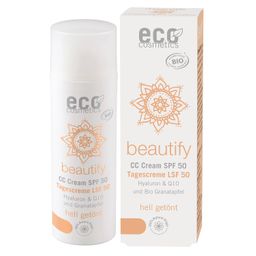 eco cosmetics CC Creme getönt LSF 50 hell