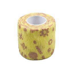 NatuSol Kohäsive Bandage gelb m. Motiv, 5 cm x 4,5 m