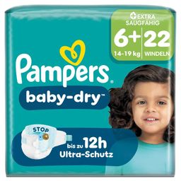 Pampers Baby Dry Gr.6+ Extra Large Plus 14-19kg  Windeln Single Pack