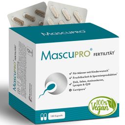 MascuPRO Fertilität | Kinderwunsch Vitamine für Männer | Folsäure & Aminosäuren