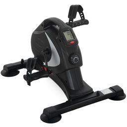 SPORTNOW Mini-Trainingsfahrrad, Pedalset, 8 Widerstandsstufen, LCD-Display